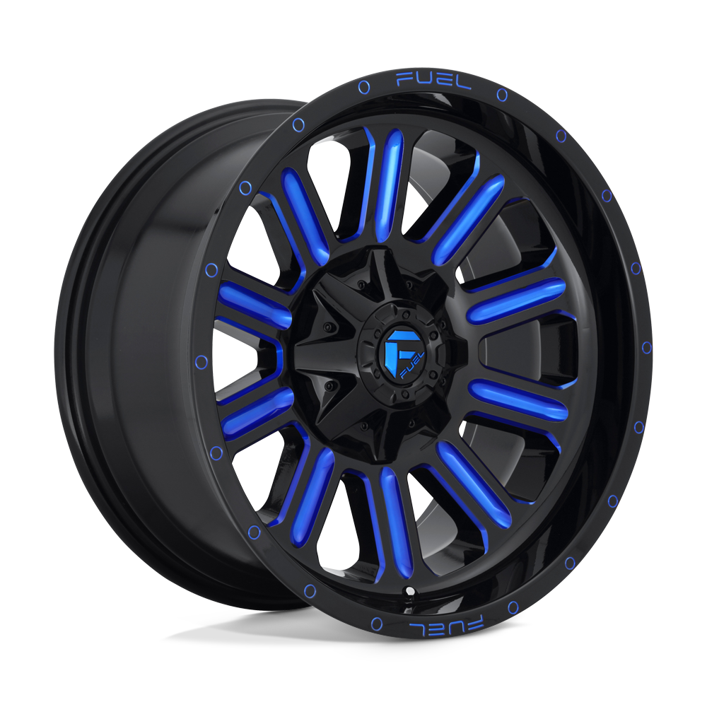 Fuel D646 HARDLINE GLOSS BLACK BLUE TINTED CLEAR