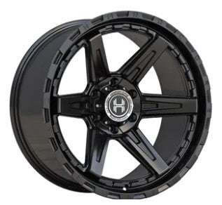 HARDCORE WHEELS HC107 TAXCUT ALL GLOSS BLACK