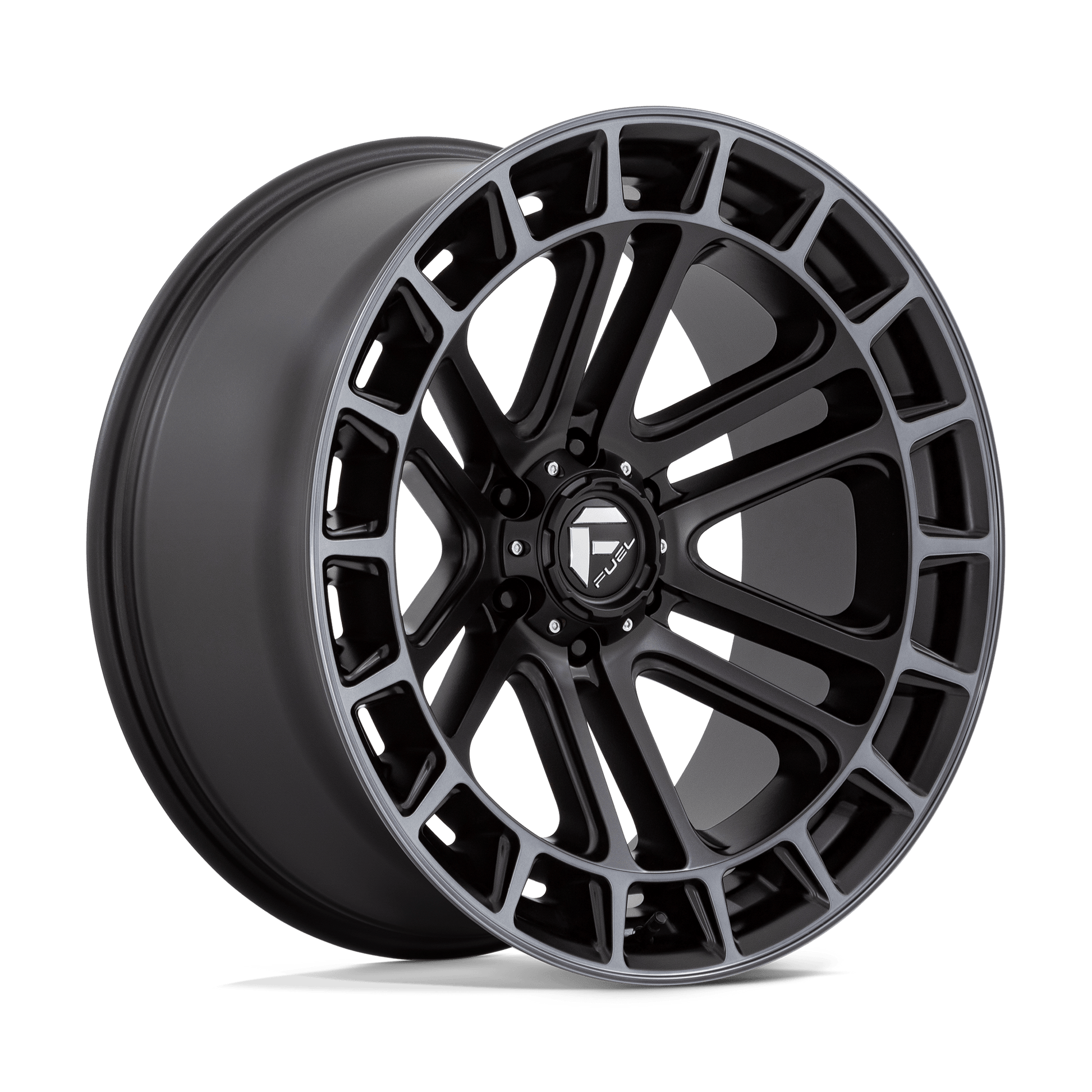 Fuel D720 HEATER MATTE BLACK DOUBLE DARK TINT MACHINED
