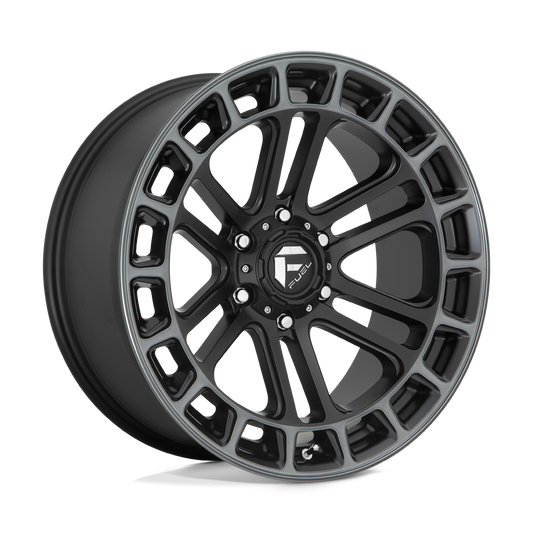 Fuel D720 HEATER MATTE BLACK DOUBLE DARK TINT MACHINED