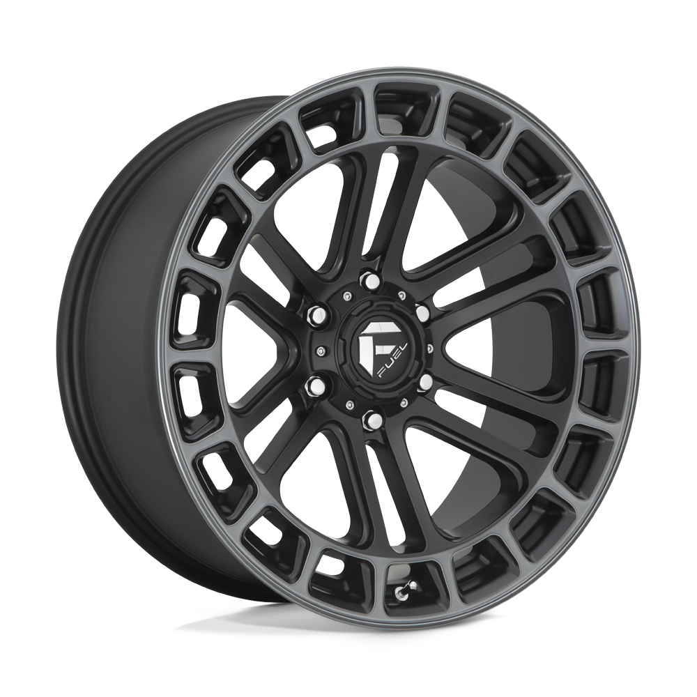 Fuel D720 HEATER MATTE BLACK DOUBLE DARK TINT MACHINED