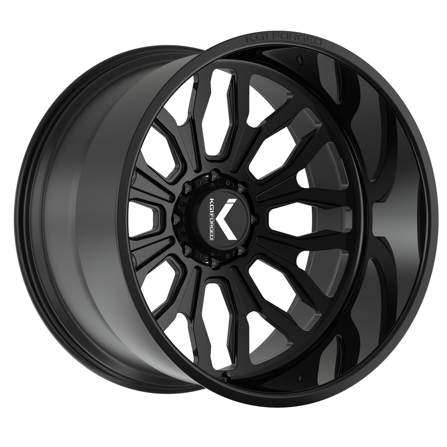 KG1 HEATHEN CUSTOM WHEEL GLOSS BLACK