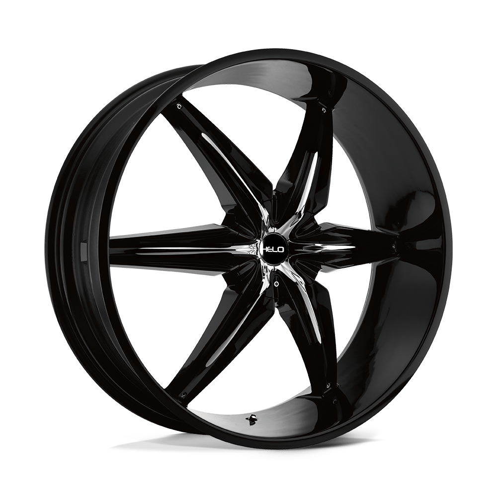 Helo HE866 GLOSS BLACK WITH REMOVABLE CHROME ACCENTS