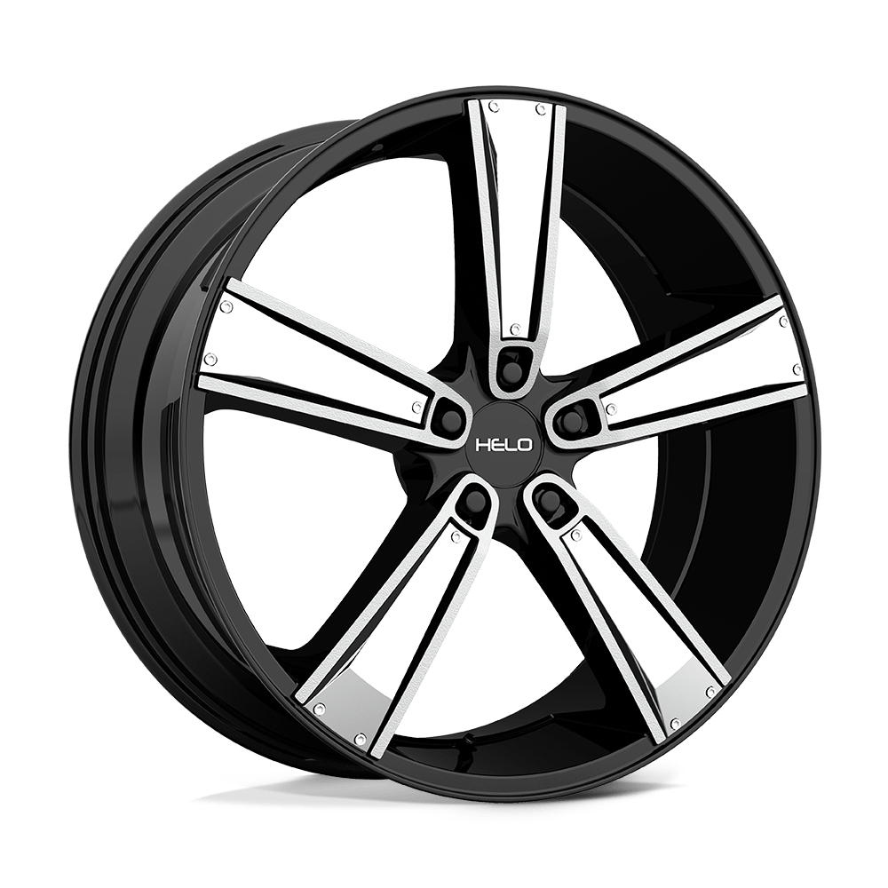 Helo HE899 SATIN BLACK MACHINED WITH GLOSS BLACK & CHROME INSERTS