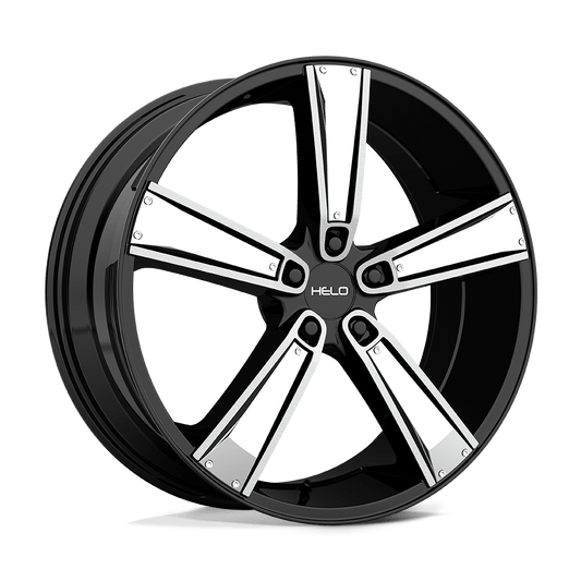 Helo HE899 SATIN BLACK MACHINED WITH GLOSS BLACK & CHROME INSERTS