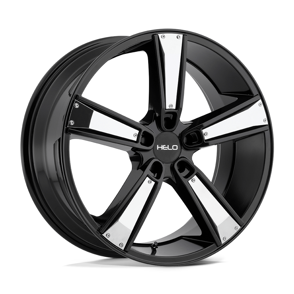 Helo HE899 SATIN BLACK WITH GLOSS BLACK & CHROME INSERTS