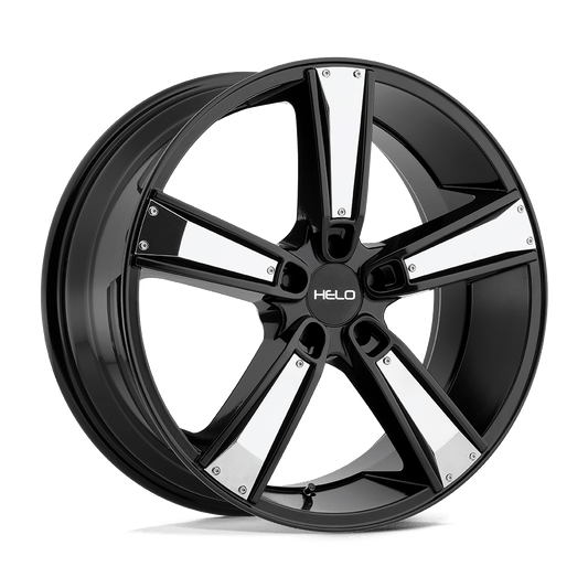 Helo HE899 SATIN BLACK WITH GLOSS BLACK & CHROME INSERTS