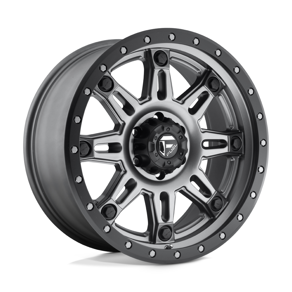 Fuel D568 HOSTAGE III MATTE GUN METAL BLACK BEAD RING