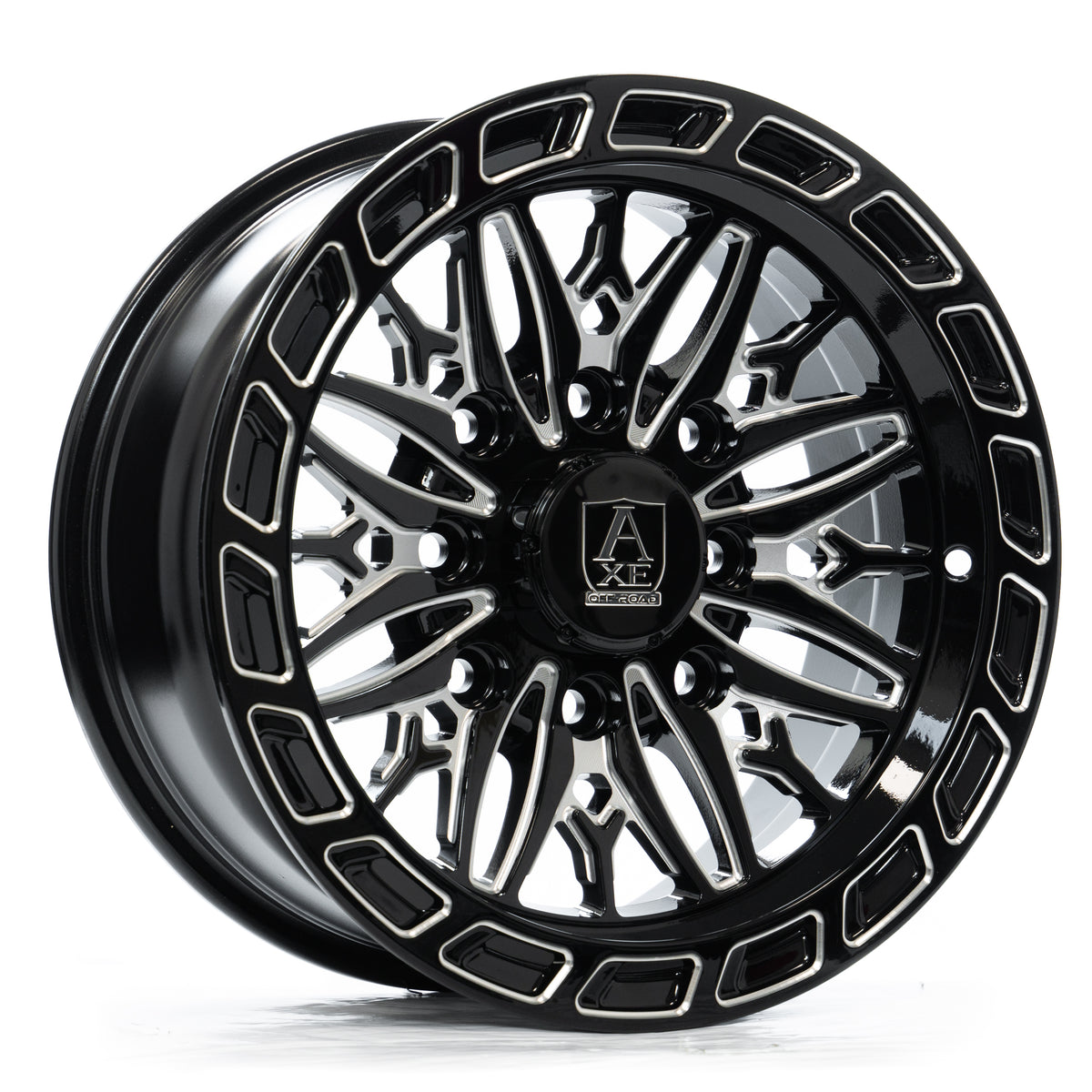 Axe HYPNOS UTV Custom Wheel Gloss Black Milled