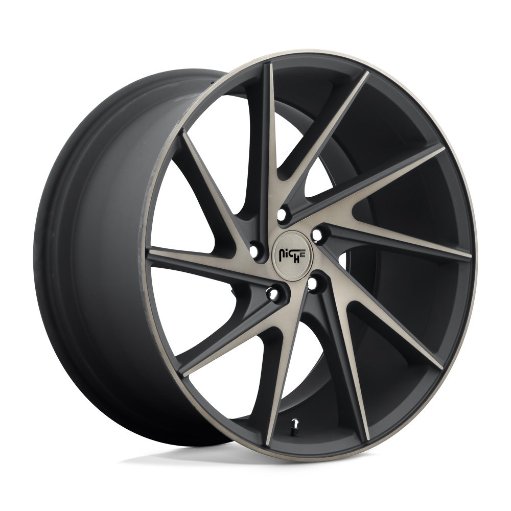 Niche 1PC M163 INVERT MATTE BLACK MACHINED RING