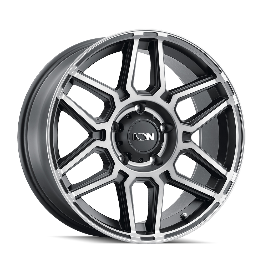 ION 146 Custom Wheel Matte Black Machined with Dark Tint