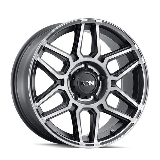 ION 146 Custom Wheel Matte Black Machined with Dark Tint