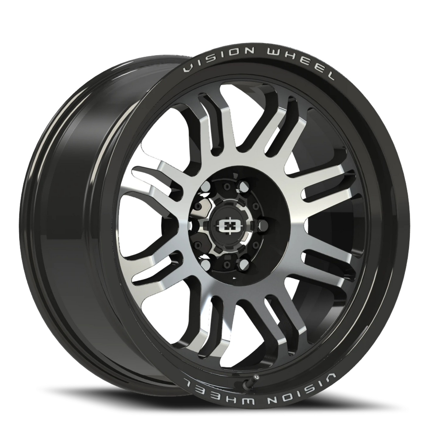 VISION INFERNO 18X8.5 10 5X150 Gloss Black Machined Face