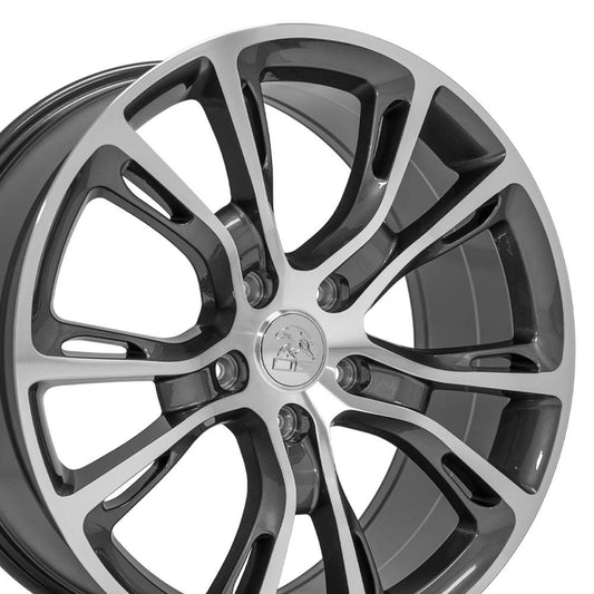 OE Wheels JP16 Wheel Gloss Gunmetal Machined