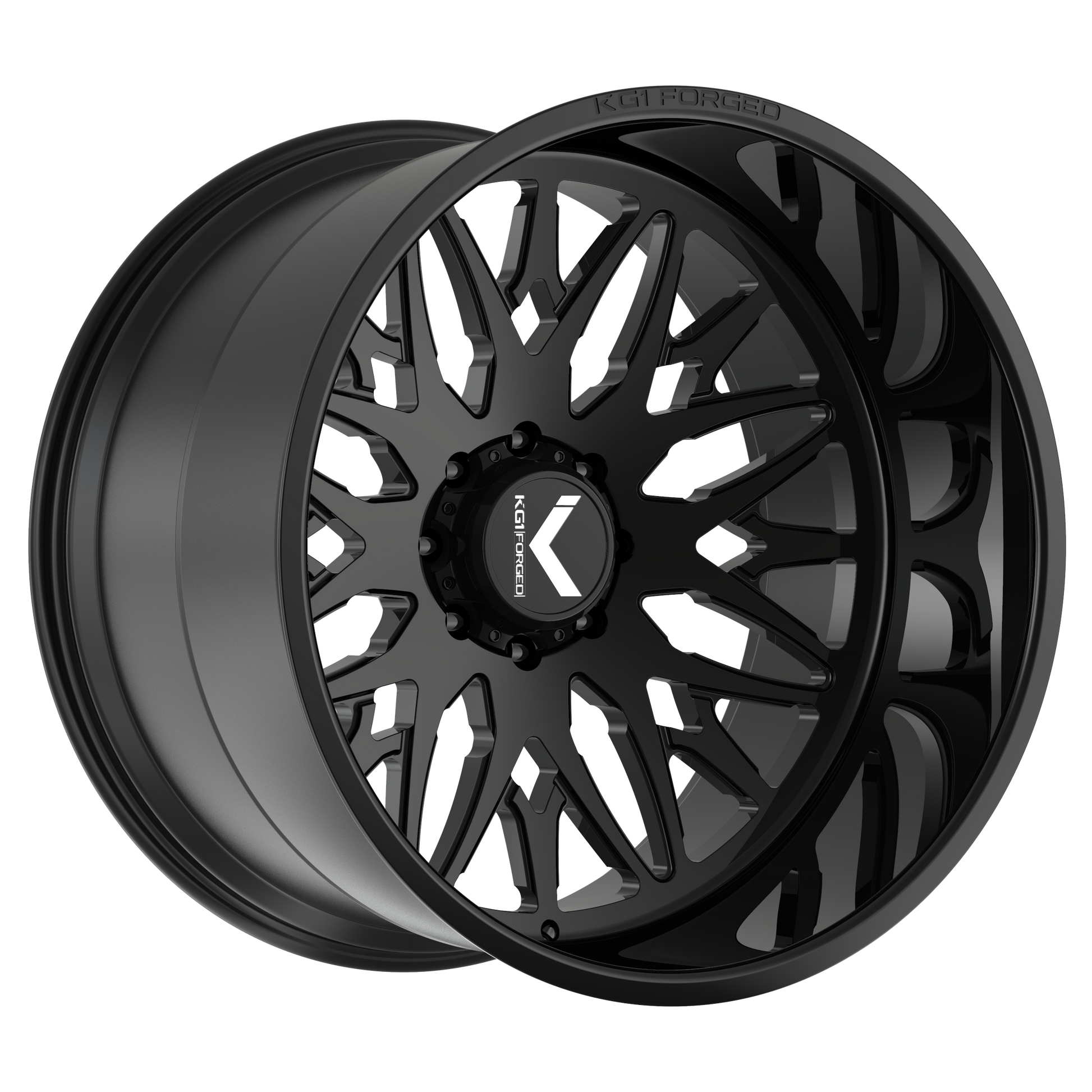 KG1 TRIDENT CUSTOM WHEEL GLOSS BLACK