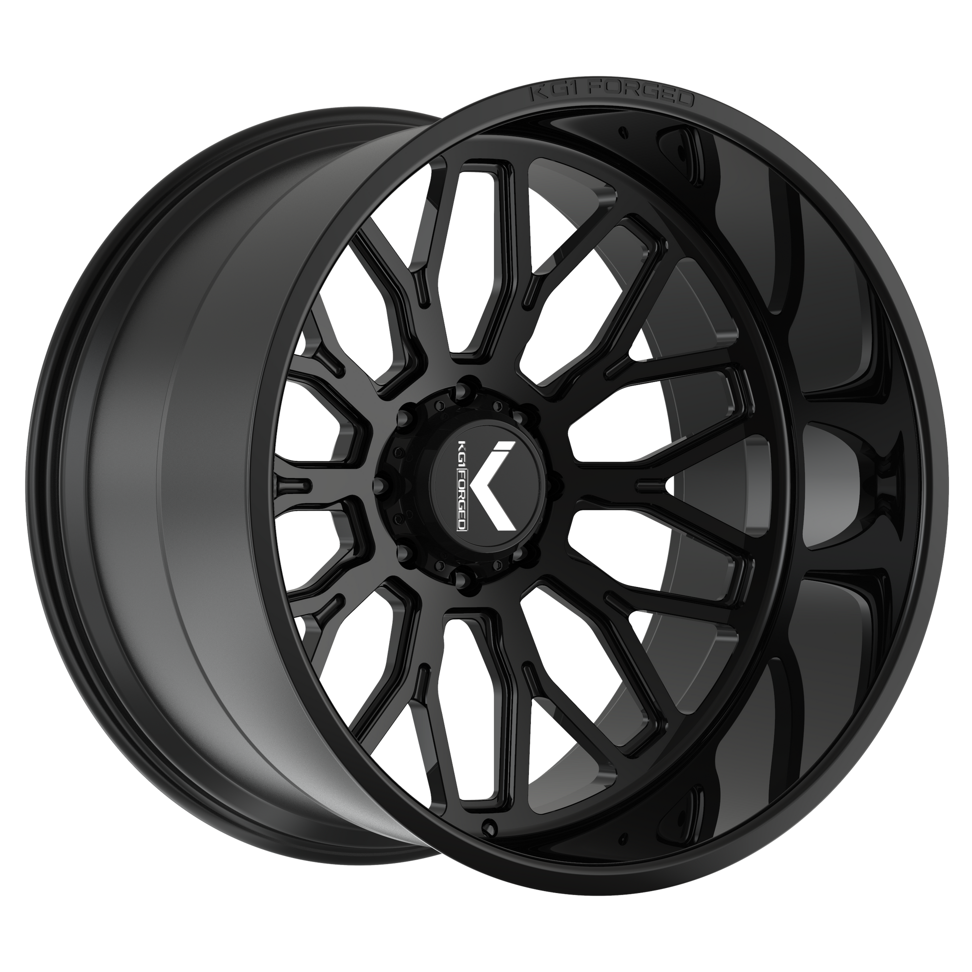 KG1 JACKED CUSTOM WHEEL GLOSS BLACK