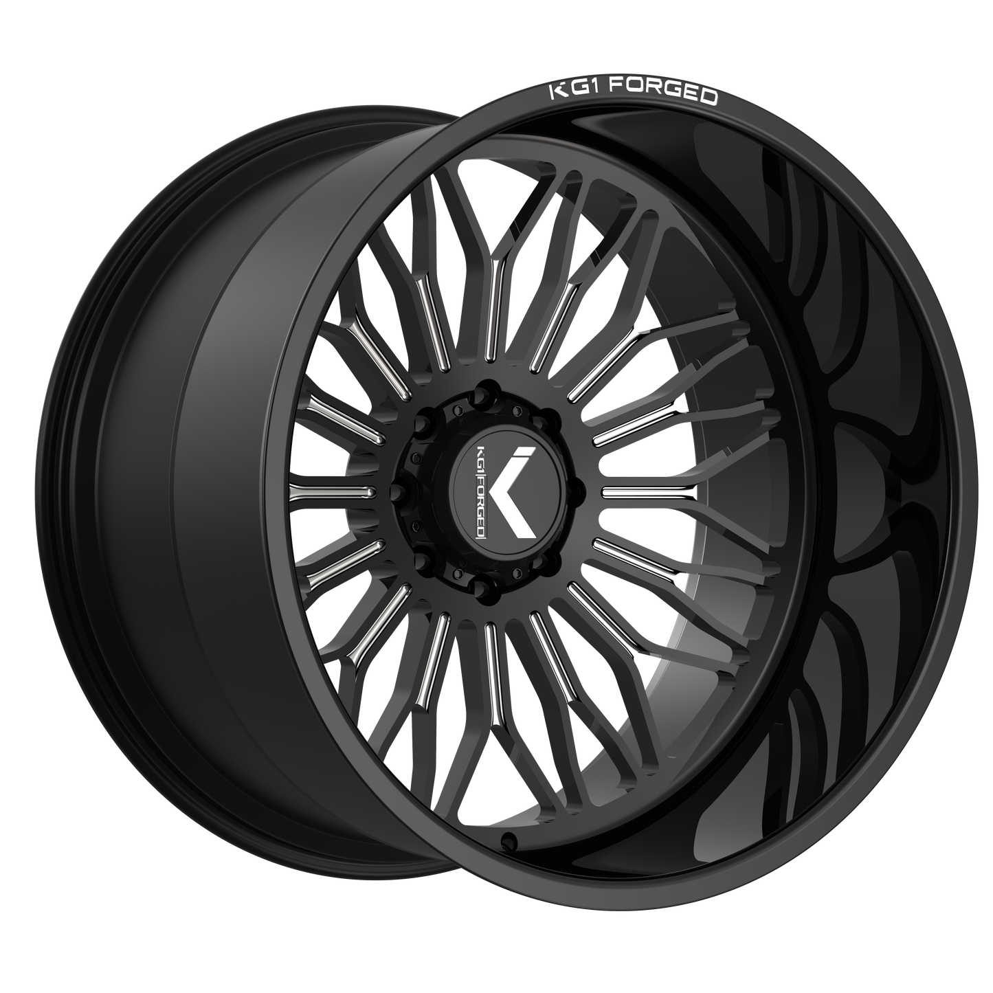 KG1 LEGION CUSTOM WHEEL GLOSS BLACK MILLED