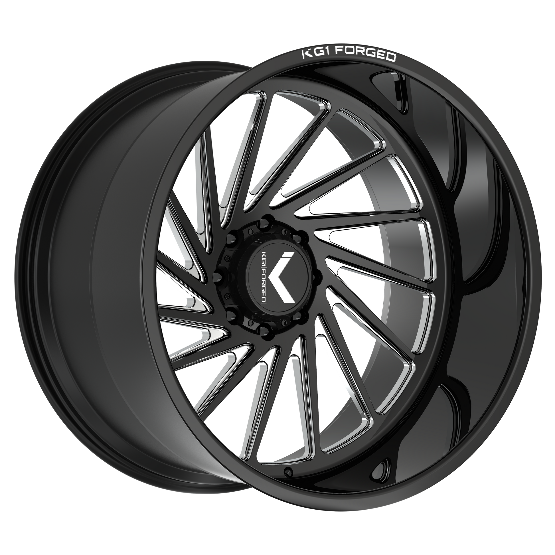 KG1 TONIC CUSTOM WHEEL GLOSS BLACK MILLED