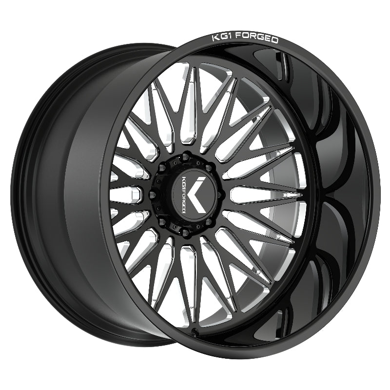 KG1 SEISMIC CUSTOM WHEEL GLOSS BLACK MILLED