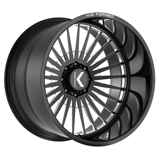 KG1 CZAR CUSTOM WHEEL GLOSS BLACK MILLED