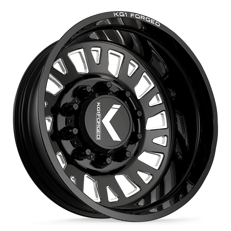 KG1 MASTER-D CUSTOM WHEEL GLOSS BLACK MILLED