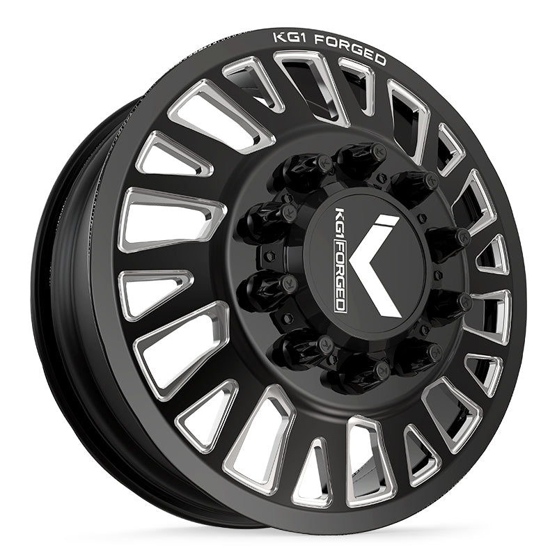 KG1 MASTER-D CUSTOM WHEEL GLOSS BLACK MILLED