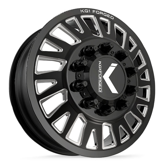 KG1 MASTER-D CUSTOM WHEEL GLOSS BLACK MILLED