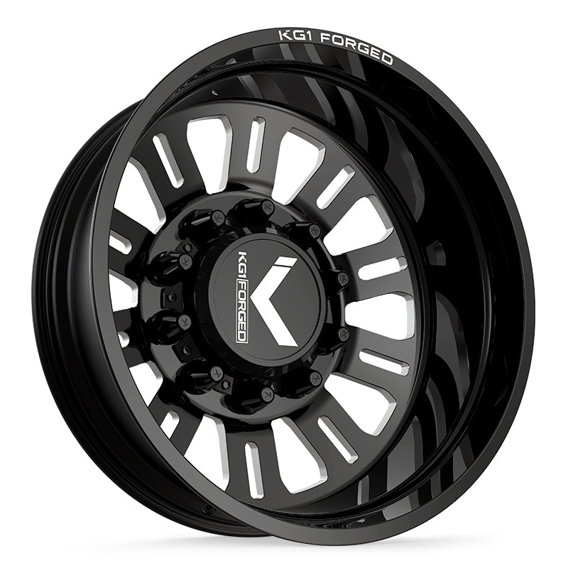 KG1 DUEL-D CUSTOM WHEEL GLOSS BLACK MILLED