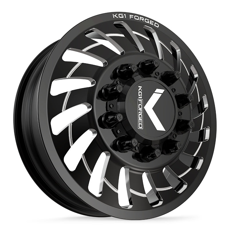 KG1 RAZOR-D CUSTOM WHEEL GLOSS BLACK MILLED