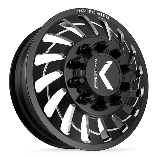 KG1 RAZOR-D CUSTOM WHEEL GLOSS BLACK MILLED