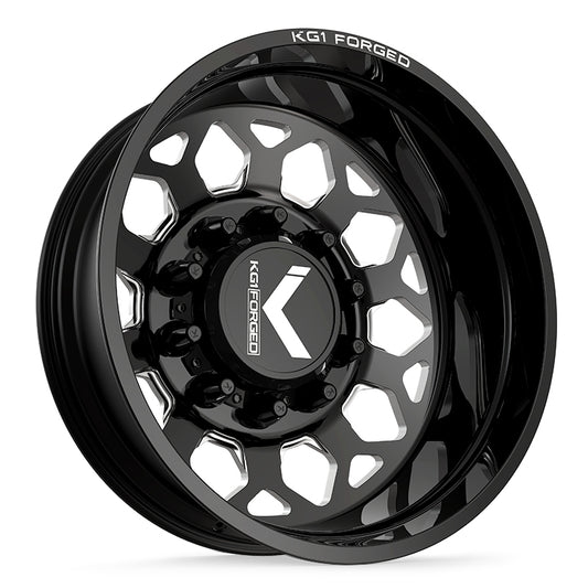 KG1 BLITZ-D CUSTOM WHEEL GLOSS BLACK MILLED