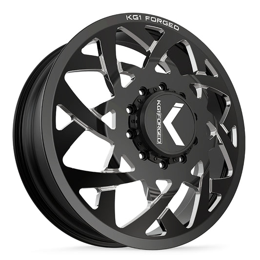 KG1 ORBITAL-D CUSTOM WHEEL GLOSS BLACK MILLED