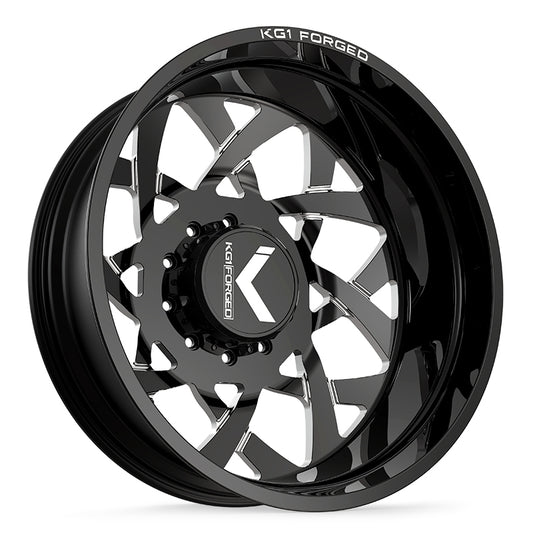 KG1 ORBITAL-D CUSTOM WHEEL GLOSS BLACK MILLED