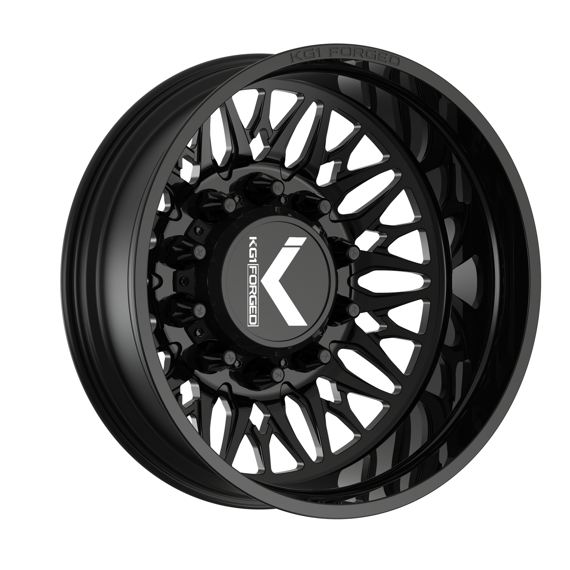 KG1 TRIDENT-D CUSTOM WHEEL GLOSS BLACK