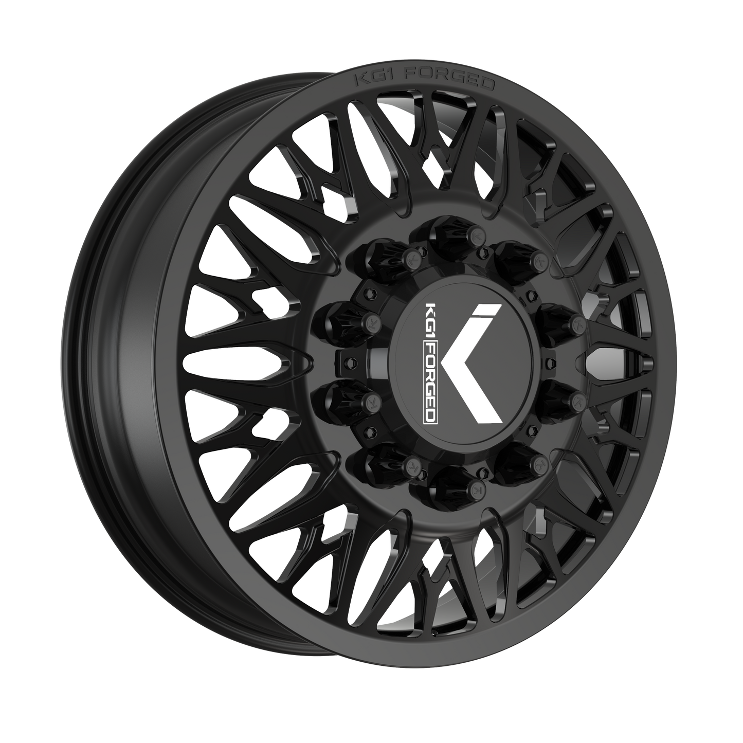 KG1 TRIDENT-D CUSTOM WHEEL GLOSS BLACK