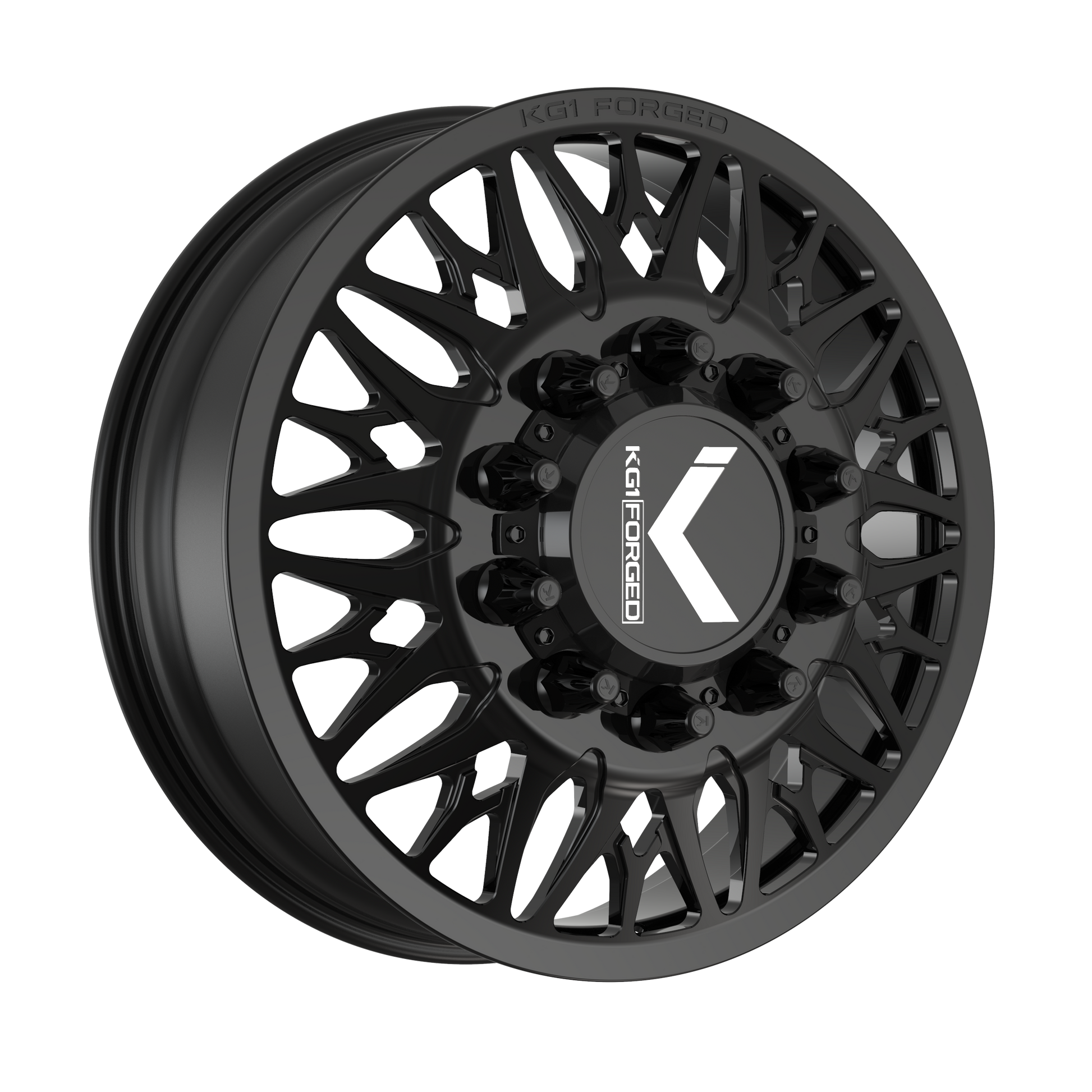 KG1 TRIDENT-D CUSTOM WHEEL GLOSS BLACK