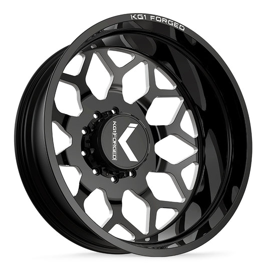 KG1 LUXOR-D CUSTOM WHEEL GLOSS BLACK MILLED