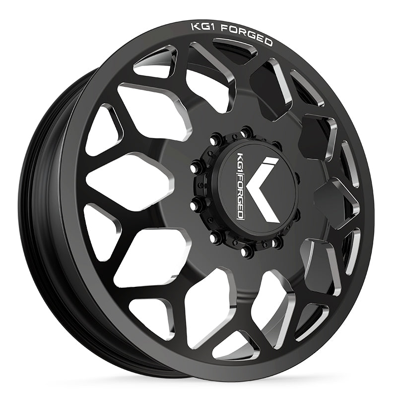 KG1 LUXOR-D CUSTOM WHEEL GLOSS BLACK MILLED