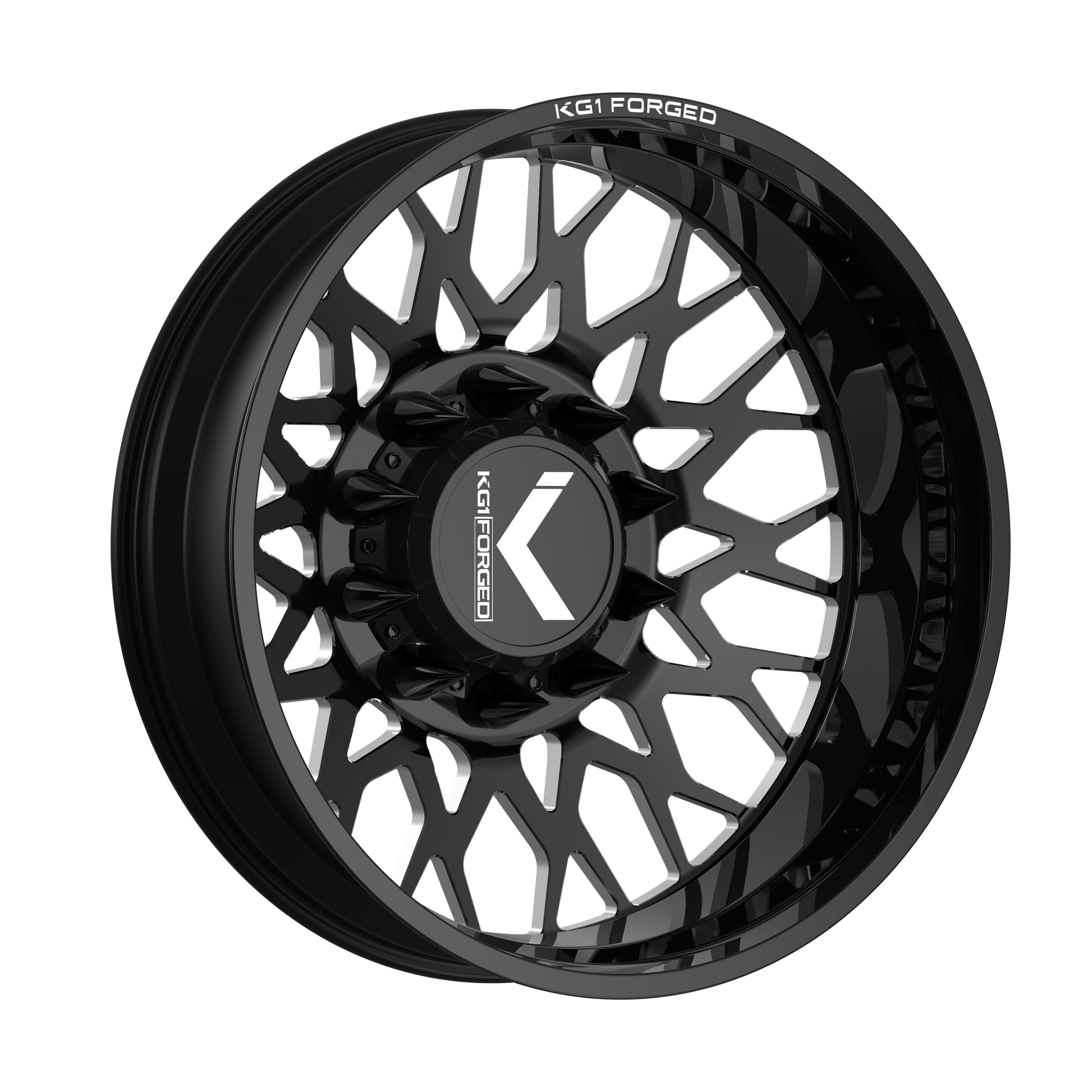 KG1 TORTURE-D CUSTOM WHEEL GLOSS BLACK MILLED