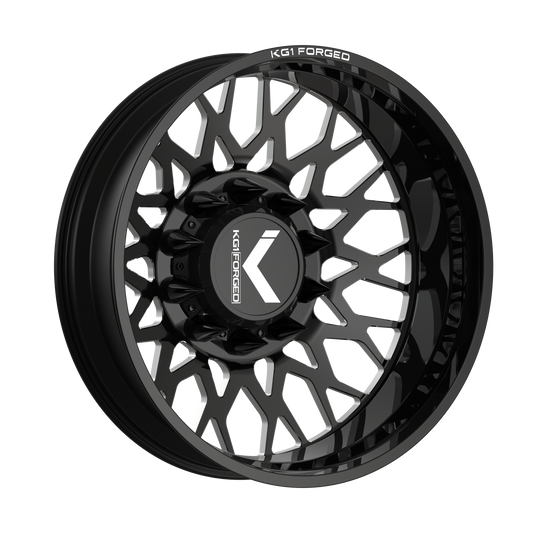 KG1 TORTURE-D CUSTOM WHEEL GLOSS BLACK MILLED