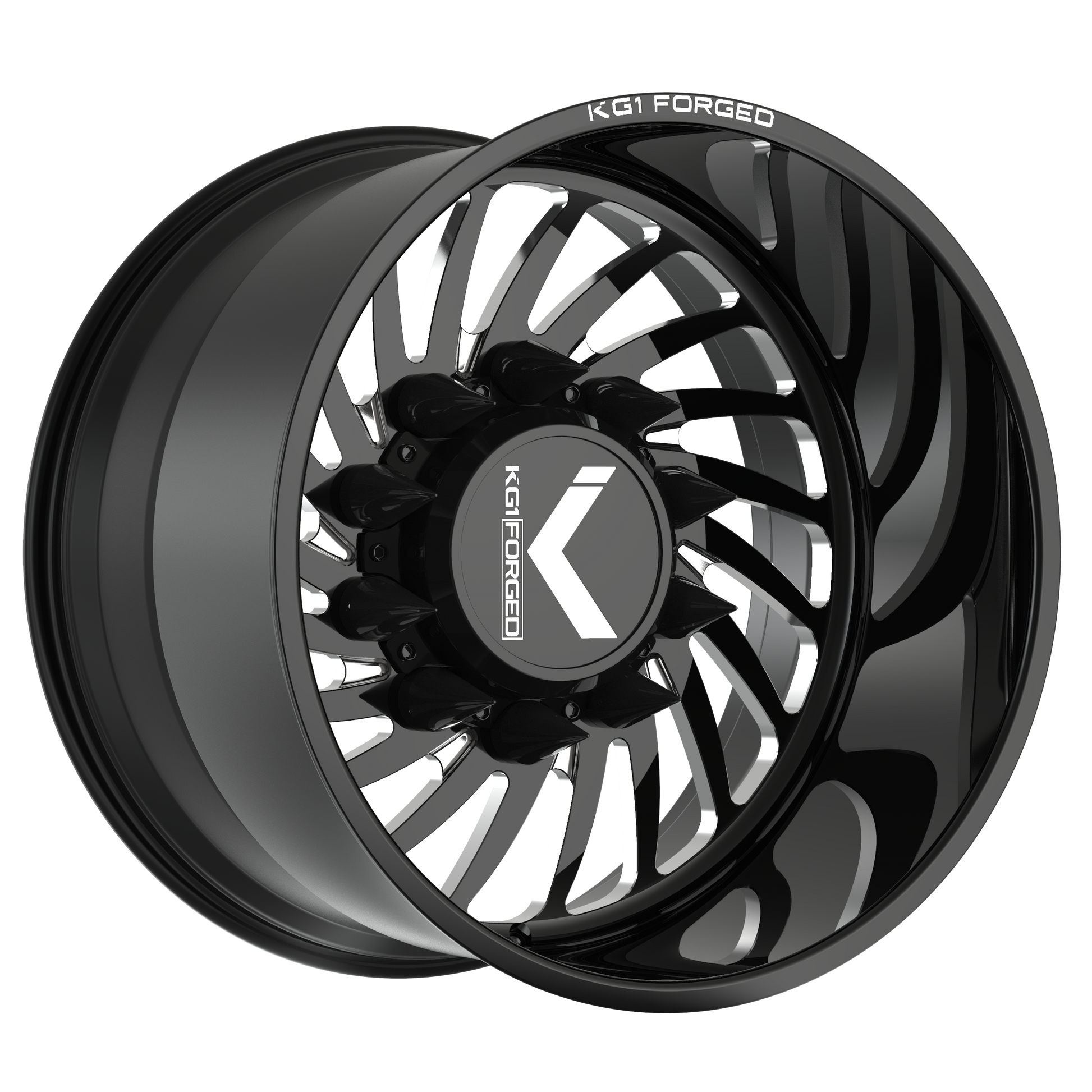 KG1 BENDER-S CUSTOM WHEEL GLOSS BLACK MILLED
