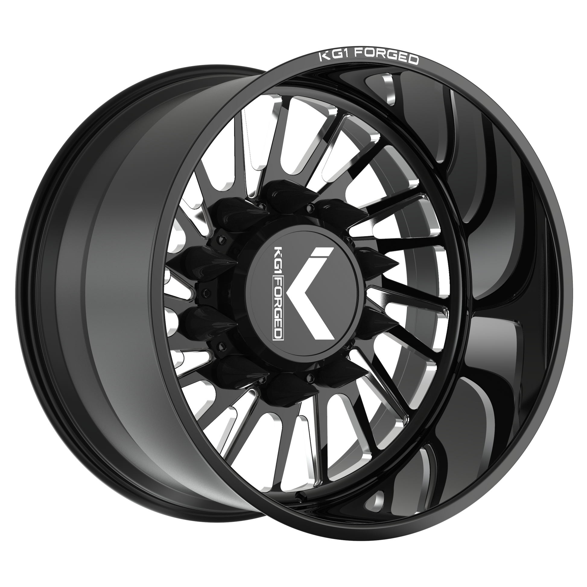 KG1 JAVELIN-S CUSTOM WHEEL GLOSS BLACK MILLED