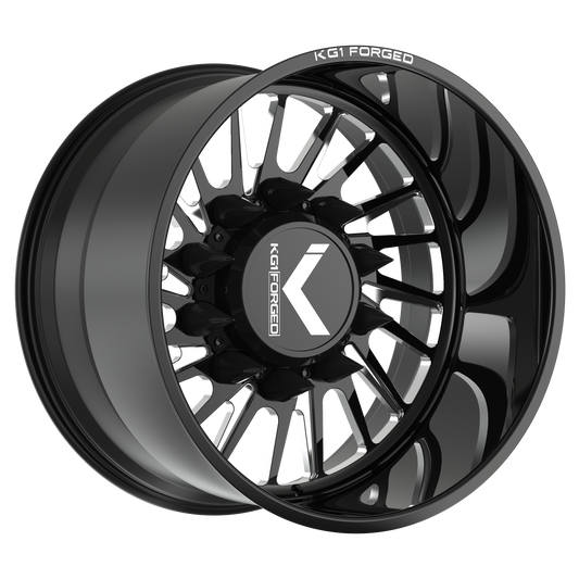 KG1 JAVELIN-S CUSTOM WHEEL GLOSS BLACK MILLED