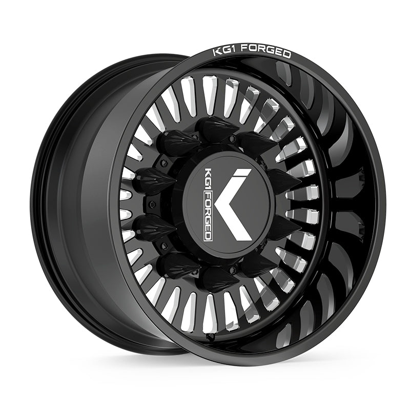 KG1 VEGAS-S CUSTOM WHEEL GLOSS BLACK MILLED