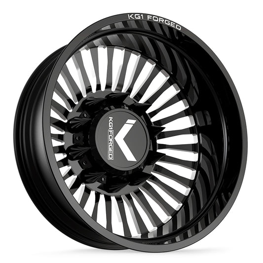 KG1 VEGAS-D CUSTOM WHEEL GLOSS BLACK MILLED