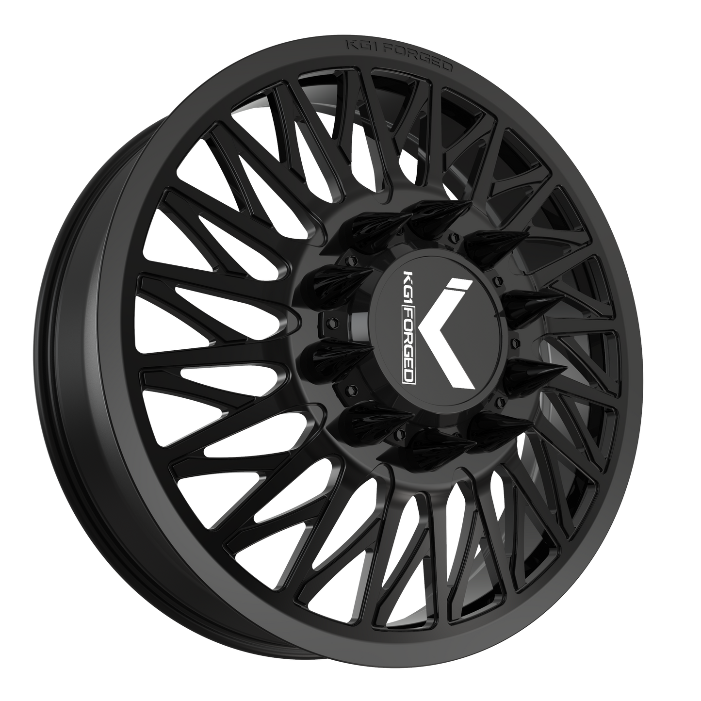 KG1 GLAZE-D CUSTOM WHEEL GLOSS BLACK MILLED
