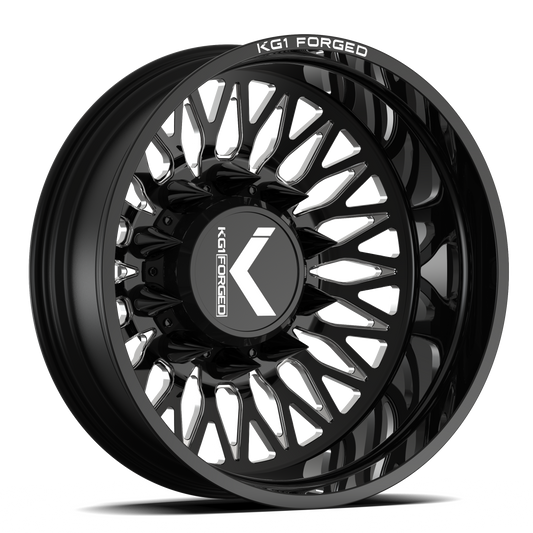 KG1 SEISMIC-D CUSTOM WHEEL GLOSS BLACK MILLED