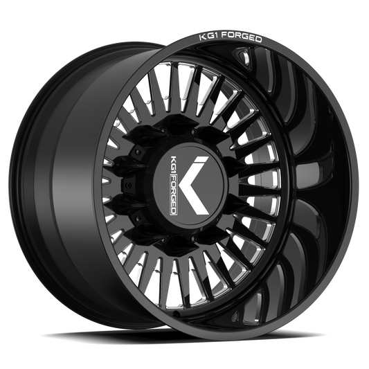 KG1 CZAR-D CUSTOM WHEEL GLOSS BLACK MILLED