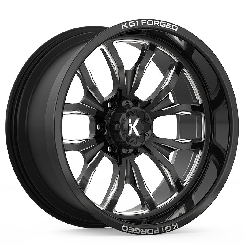 KG1 PRIMACY CUSTOM WHEEL GLOSS BLACK MILLED