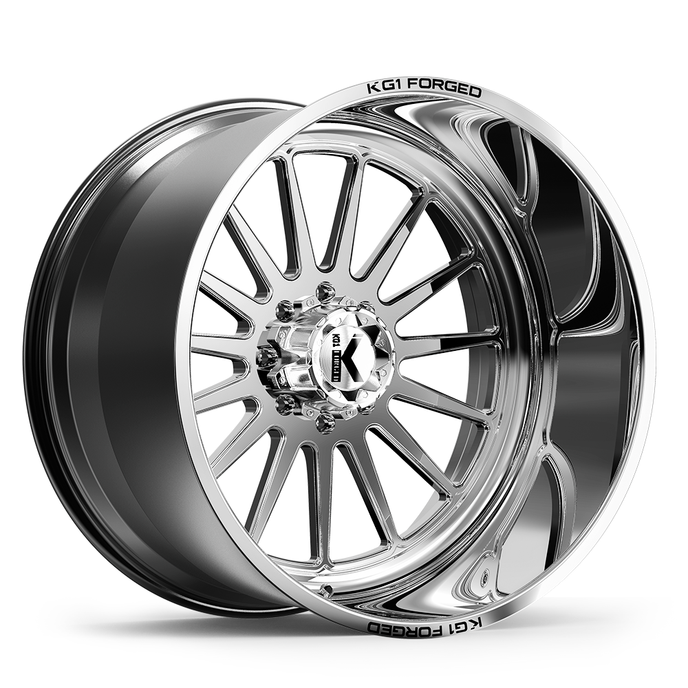 KG1 RAYS CUSTOM WHEEL POLISHED